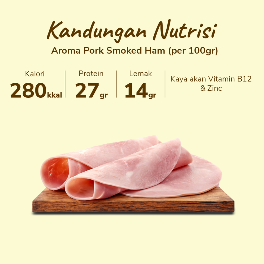 Aroma Pork Smoked Ham 250gram
