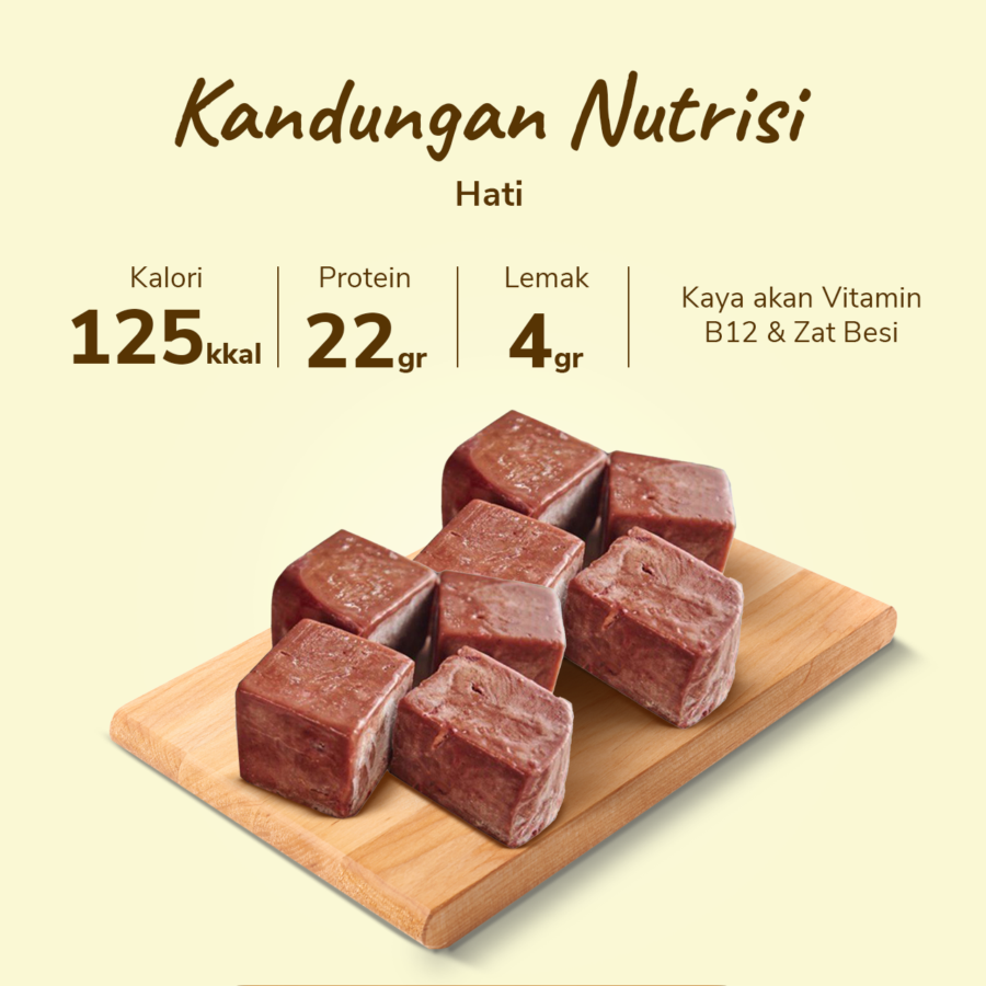 Hati Sapi Import Astro Basics 250gram