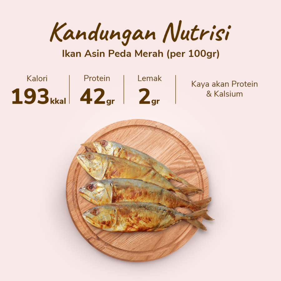 Ikan Asin Peda Merah 150gram