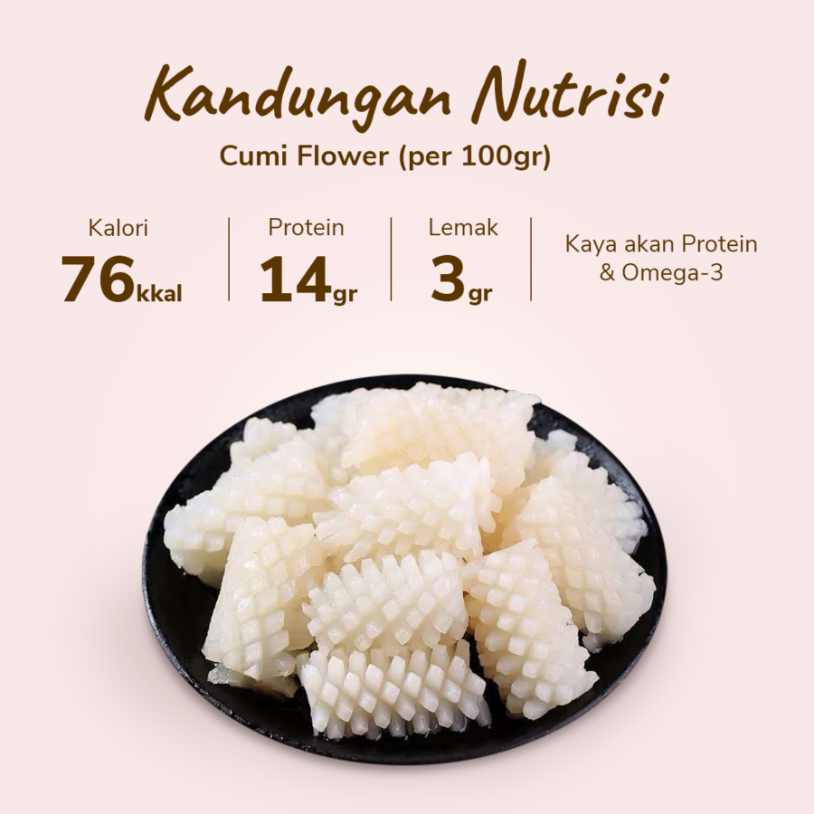 Cumi Flower Astro Goods 500gram 500gram