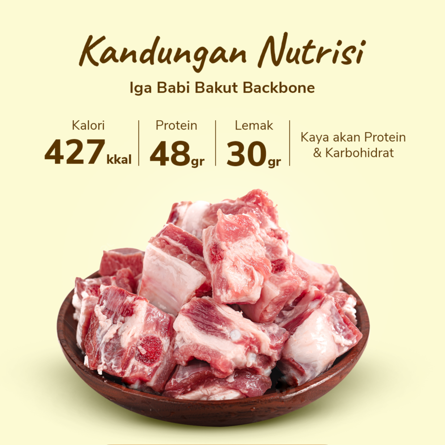 Iga Babi Bakut Backbone 1kg