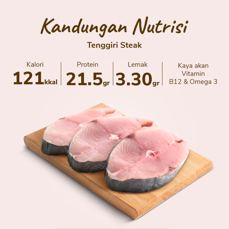 Tenggiri Steak Astro Farm 500gram