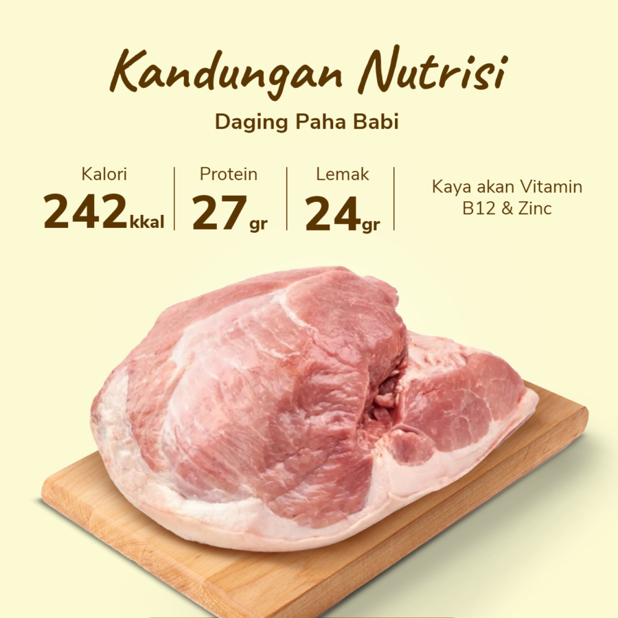 Daging Paha Babi 500gram