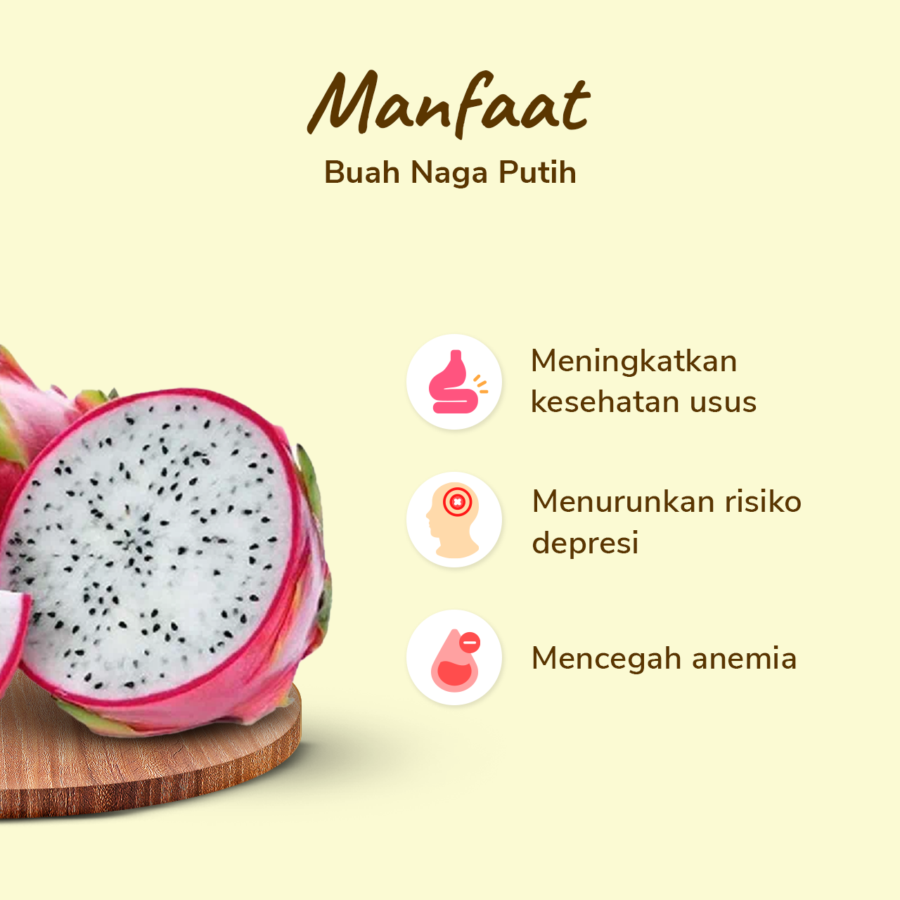 Buah Naga Putih Astro Farm 1kg 1kg