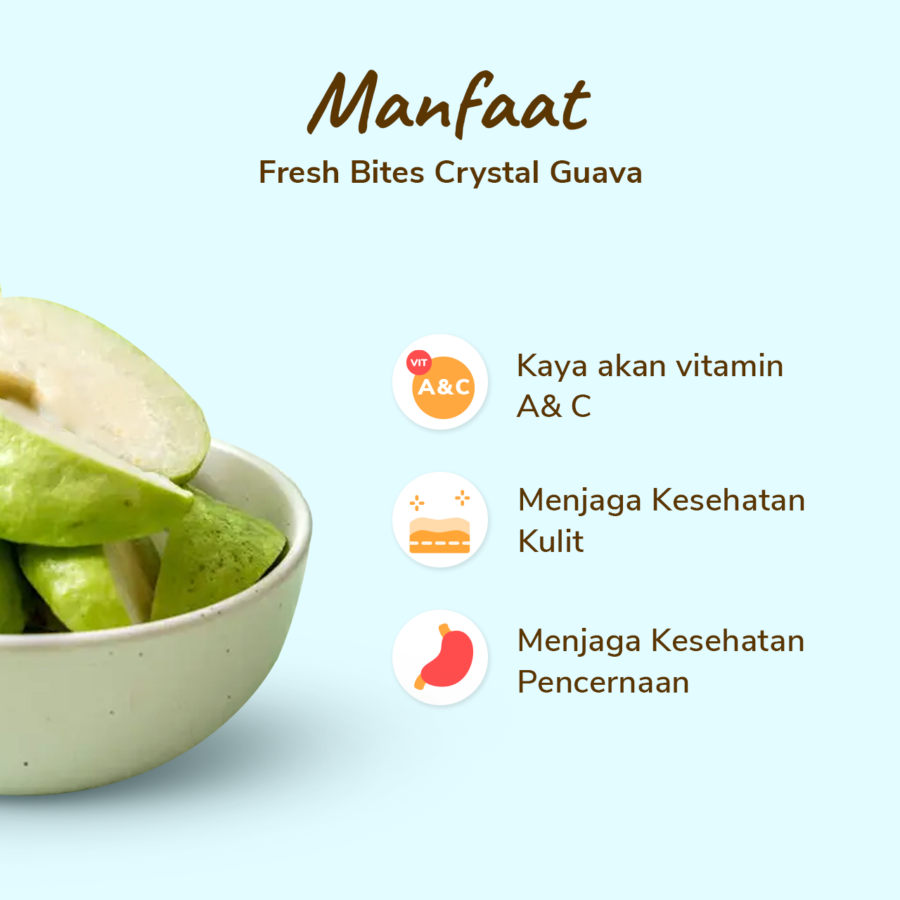 Fresh Bites Crystal Guava Buah Potong 170gram