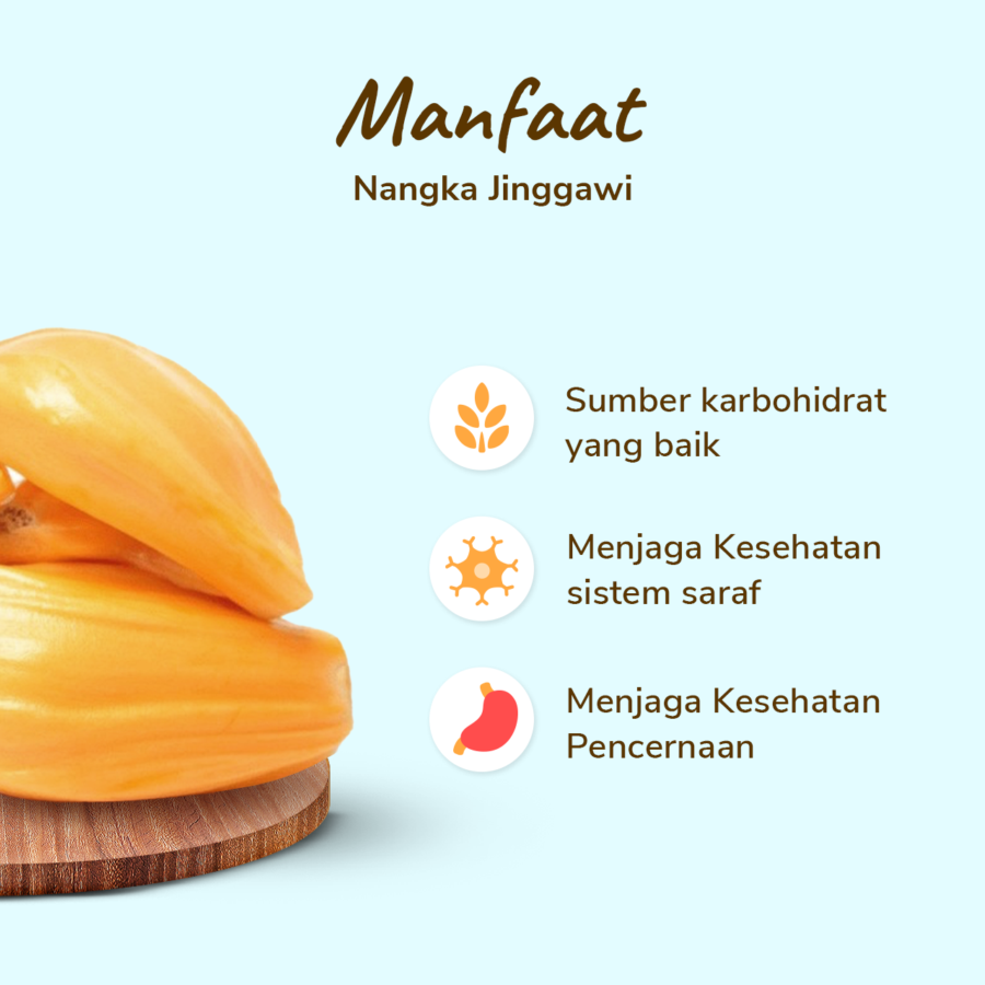 Fresh Bites Nangka Jinggawi Buah Potong 170gram