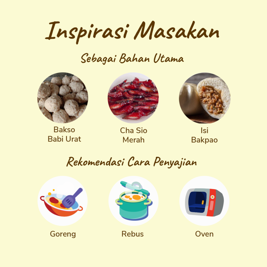 Daging Babi Kapsim Kembang/Pork Shoulder/Lengan Babi 1kg