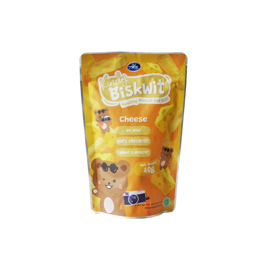 Abe Food Kindy Biskwit Cheese Snack Sehat Anak 40gram