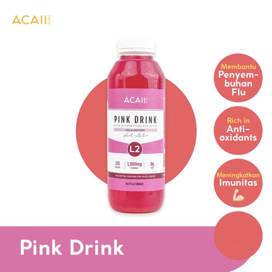 Acaii Tea Pink Drink 250ml