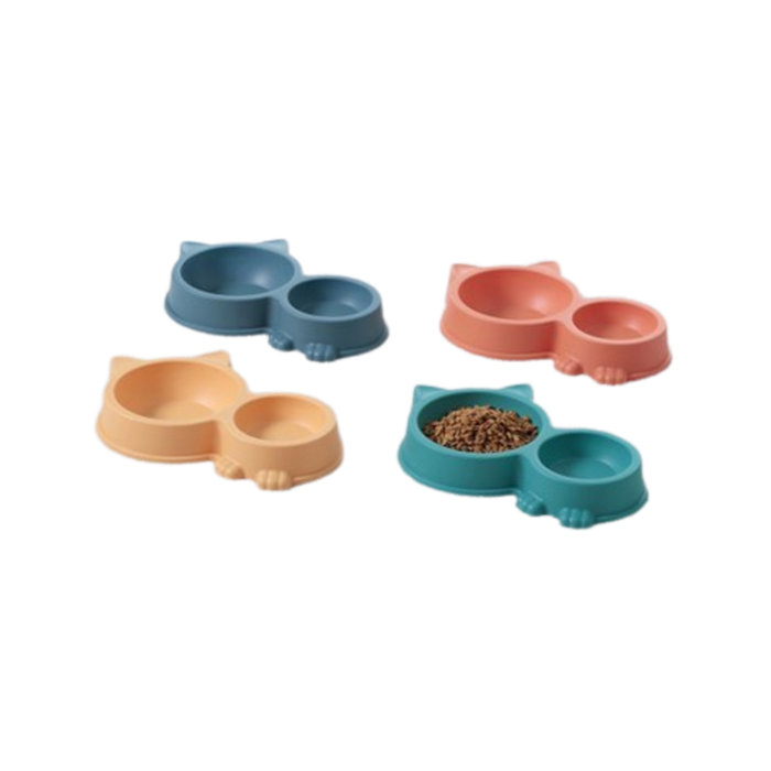 Cat Bowl 2 Side Cat Shape