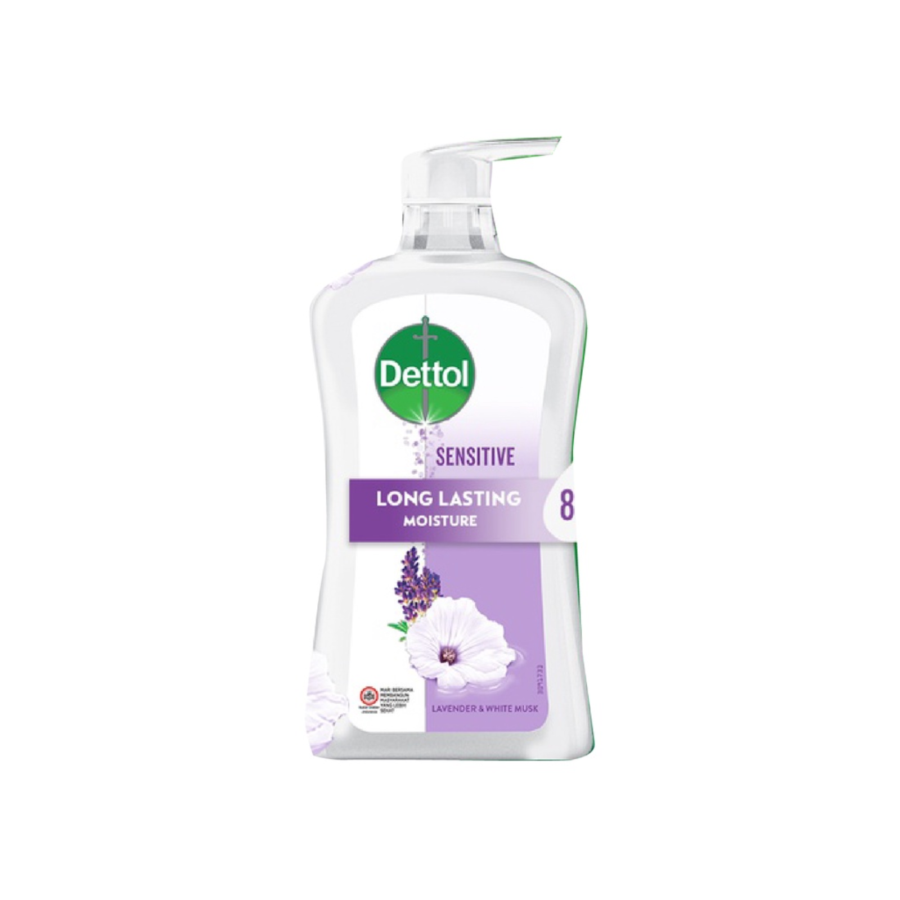 Dettol Sensitive Anti Bakteri Body Wash Imp Pump Bottle 625ml
