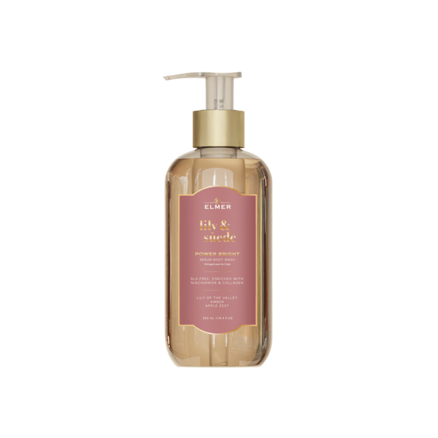 Elmer Power Bright Serum Body Wash Lily & Suede 250ml
