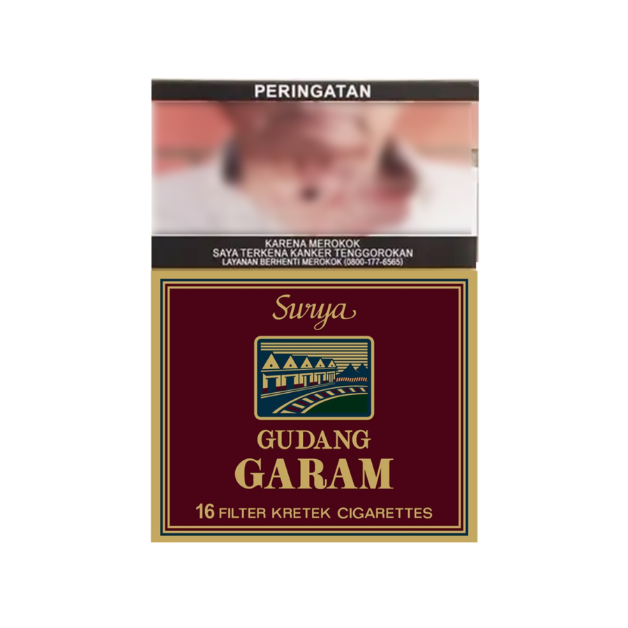 Gudang Garam Surya Box Filter/Rokok 16stick