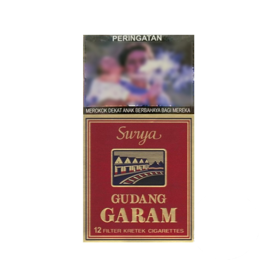 Gudang Garam Surya Merah Box Filter Rokok Batang 12stick