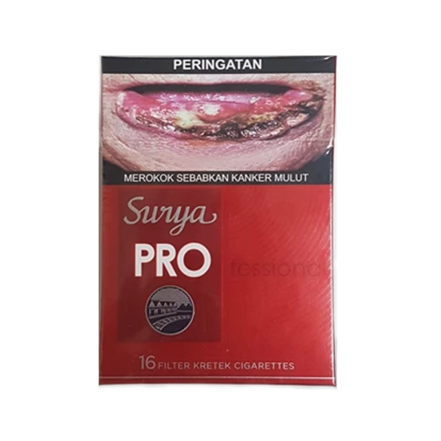 Gudang Garam Surya Pro Box Rokok Batang 16stick