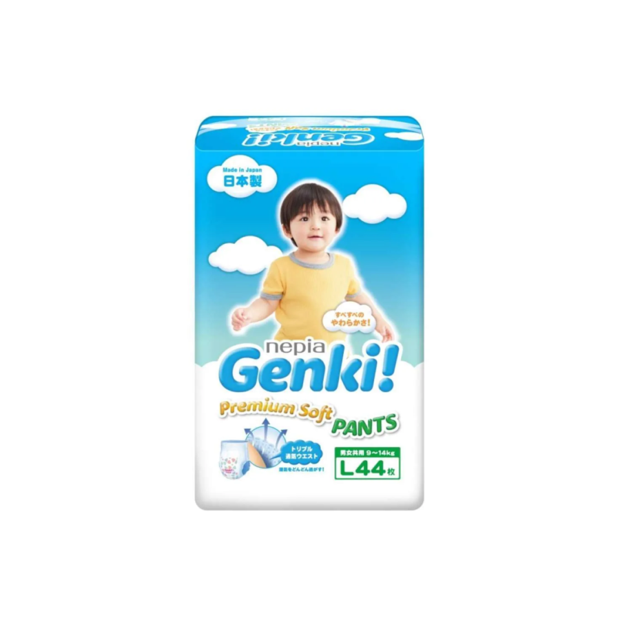 Nepia Genki! Premium Soft Pants Diapers L44 1pack