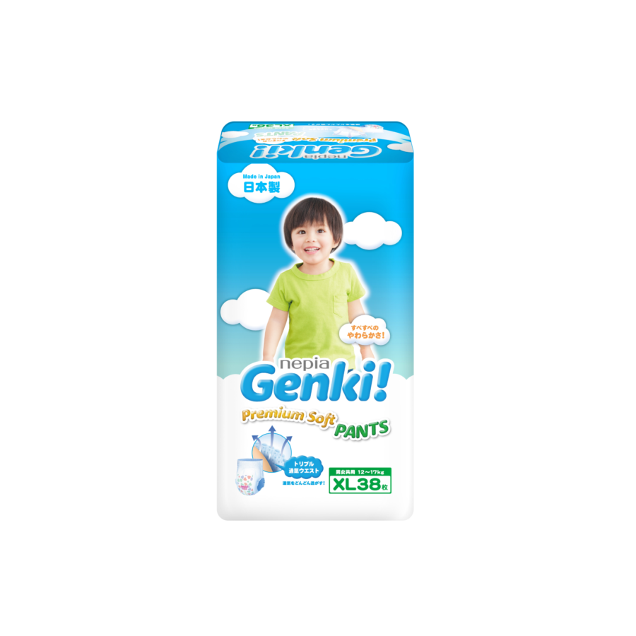 Nepia Genki! Premium Soft Pants Diapers XL38 1pack