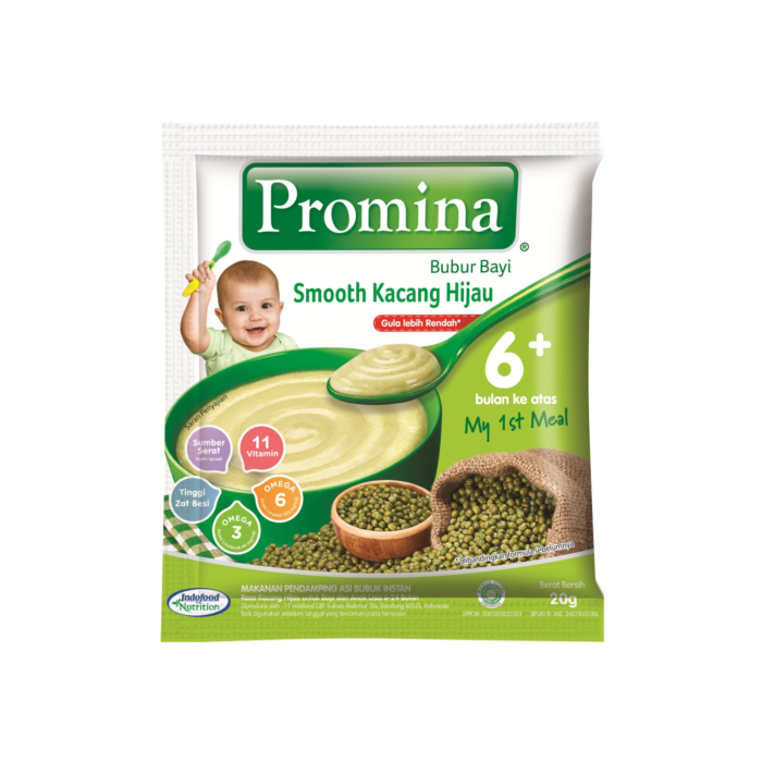 Promina Bubur Bayi 6+ Smooth Kacang Hijau Sachet