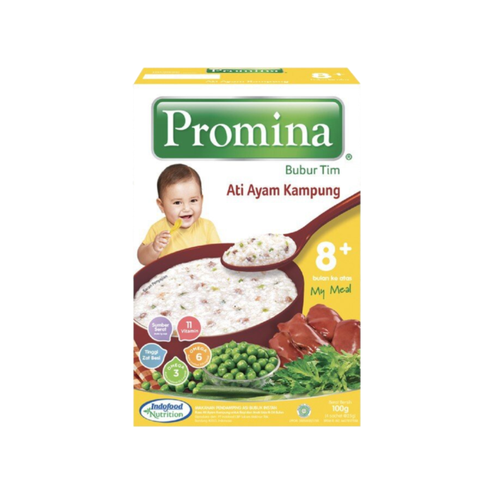 Promina Bubur Tim 8+ Ati Ayam Kampung Box 100gr