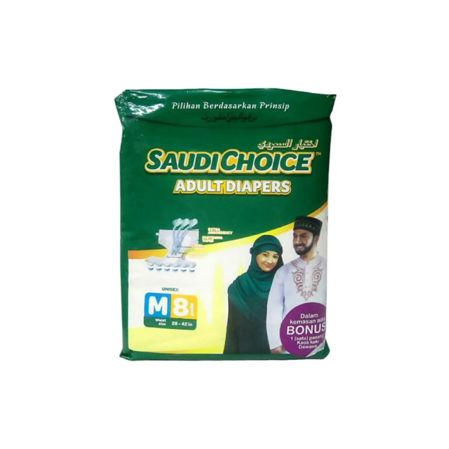 Saudi Choice Adult Diapers M 8S 710gram