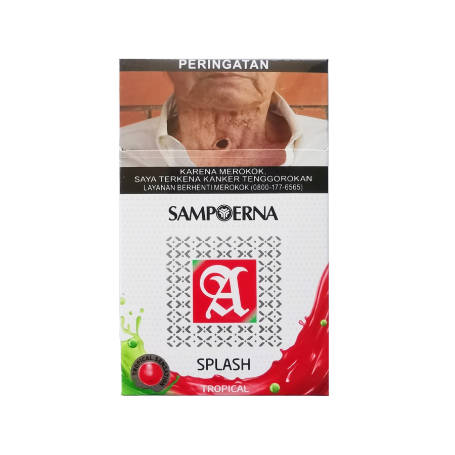 Sampoerna A Splash Tropical Box Filter Rokok Batang 16stick