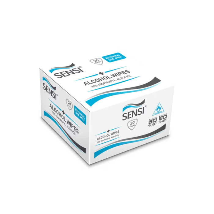 Sensi Alcohol Wipes 20 pcs/Tisu Basah Alkohol