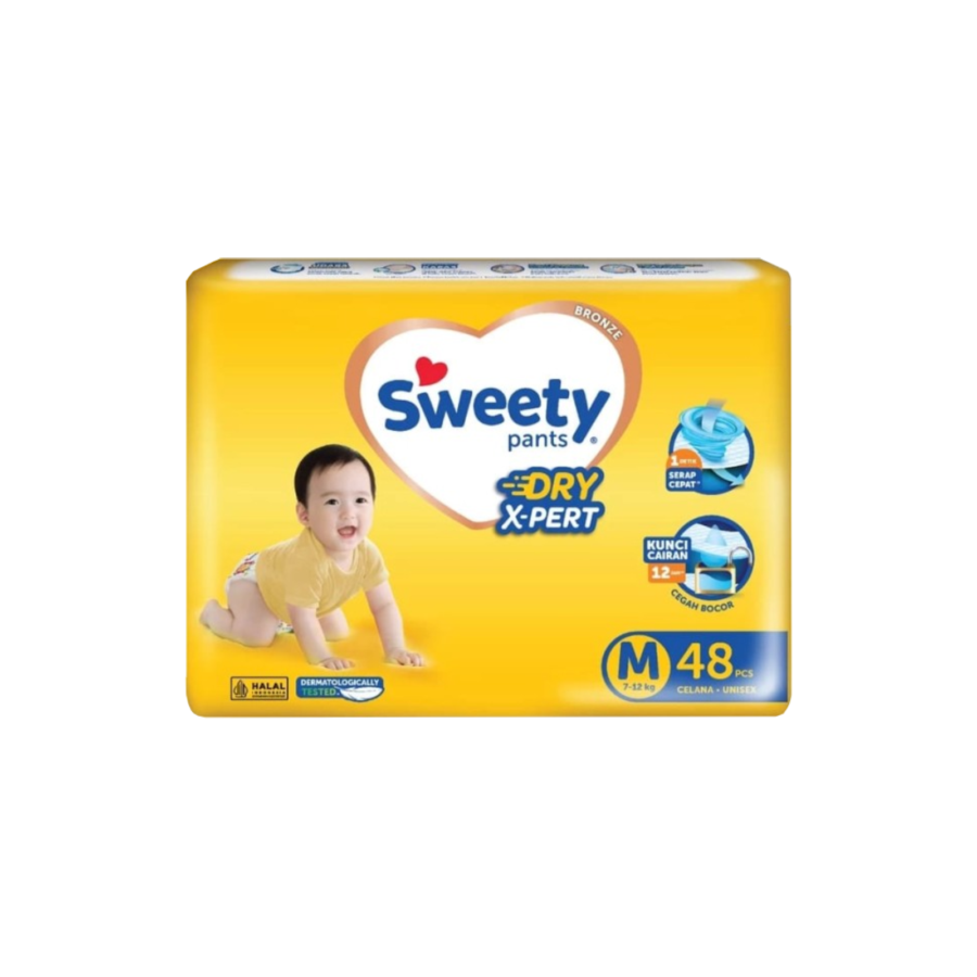 Sweety Bronze Dry X-pert Pants Diapers M48 1pack