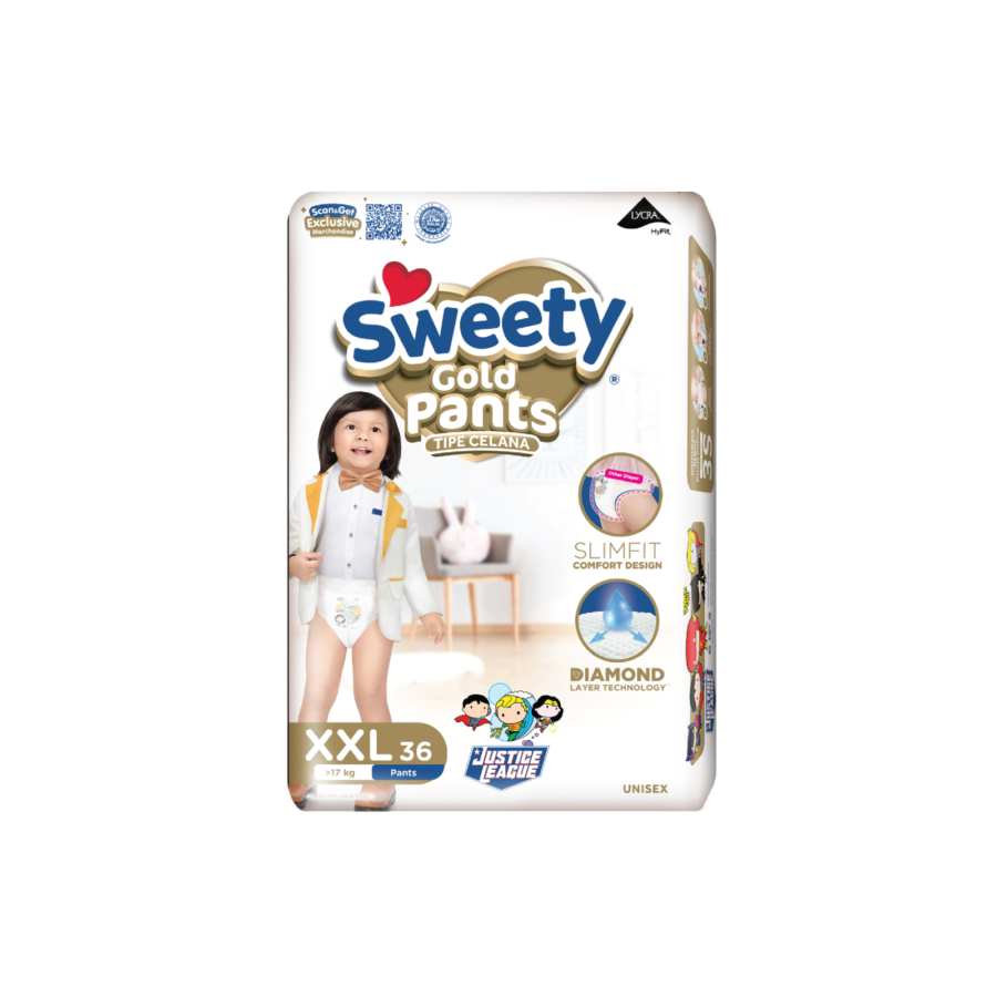 Sweety Gold Tidur Nyenyak Pants Diapers XXL36 1pack