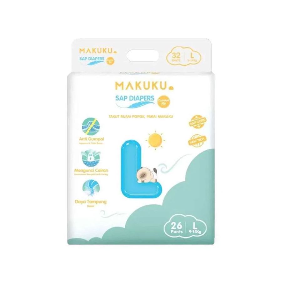 Makuku SAP Comfort Fit L26 Diapers Pants 1packs