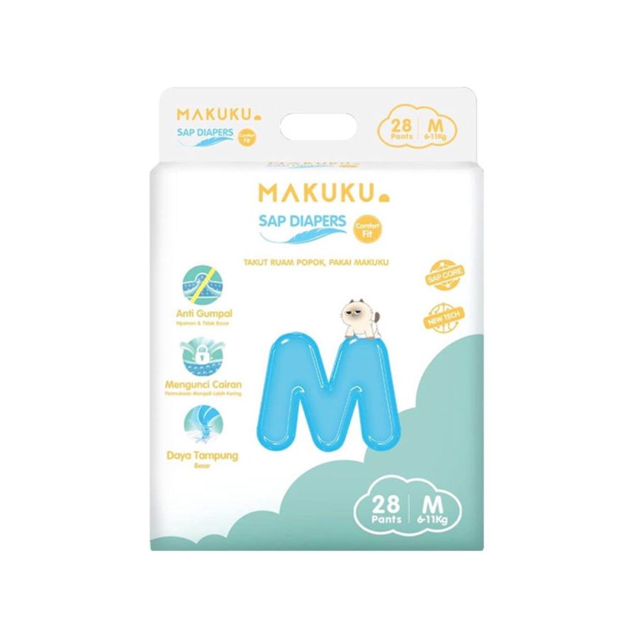 Makuku SAP Comfort Fit M28 Diapers Pants 1packs