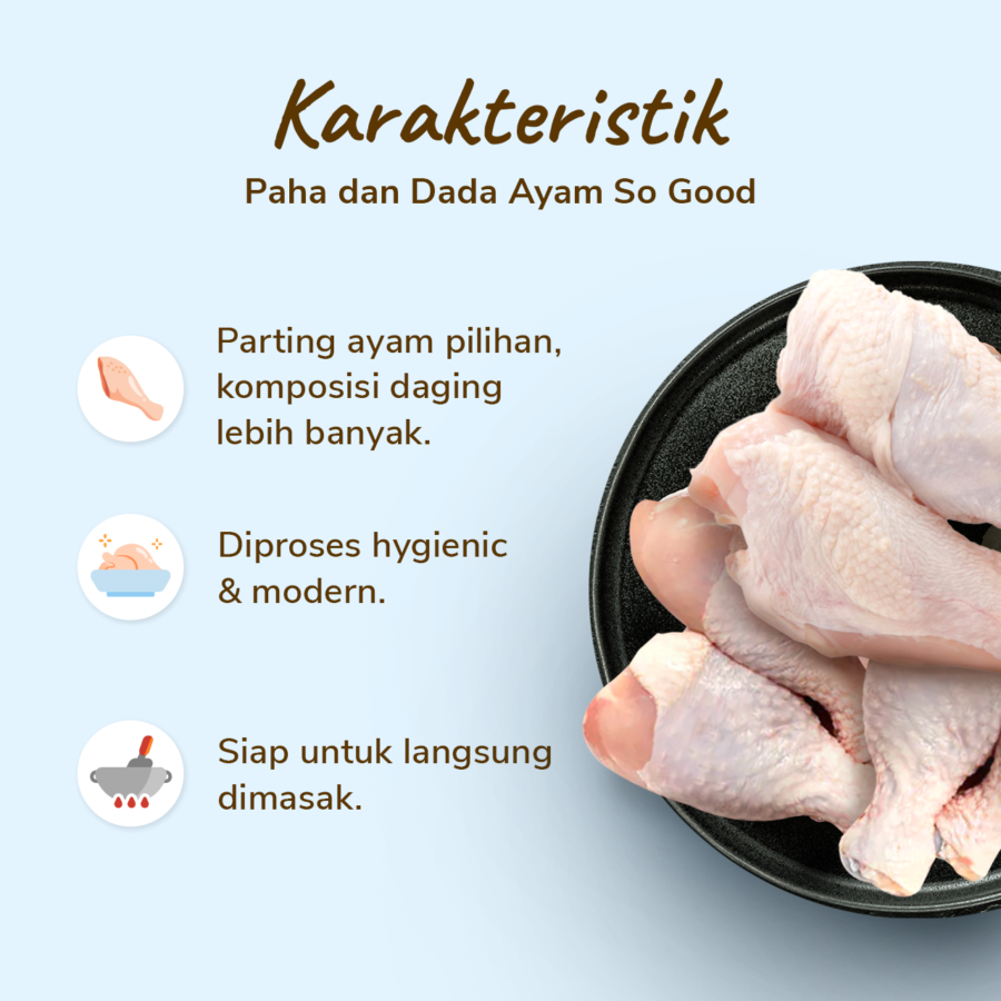 So Good Paha & Dada Ayam 450gram