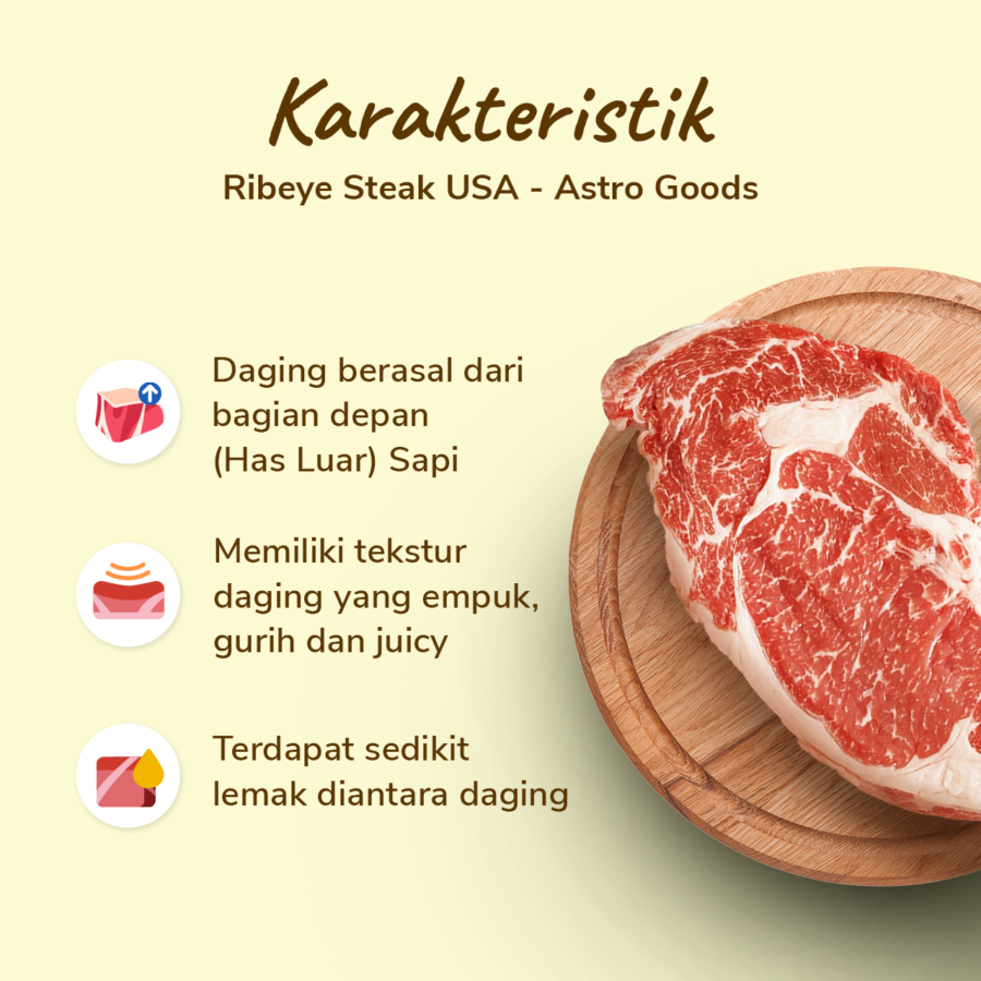 Ribeye Steak Import Astro Goods