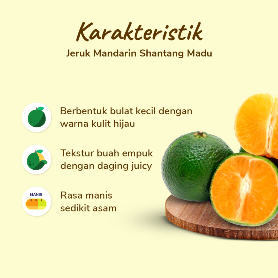 Jeruk Mandarin Shantang Madu Seedless Astro Farm 800gram