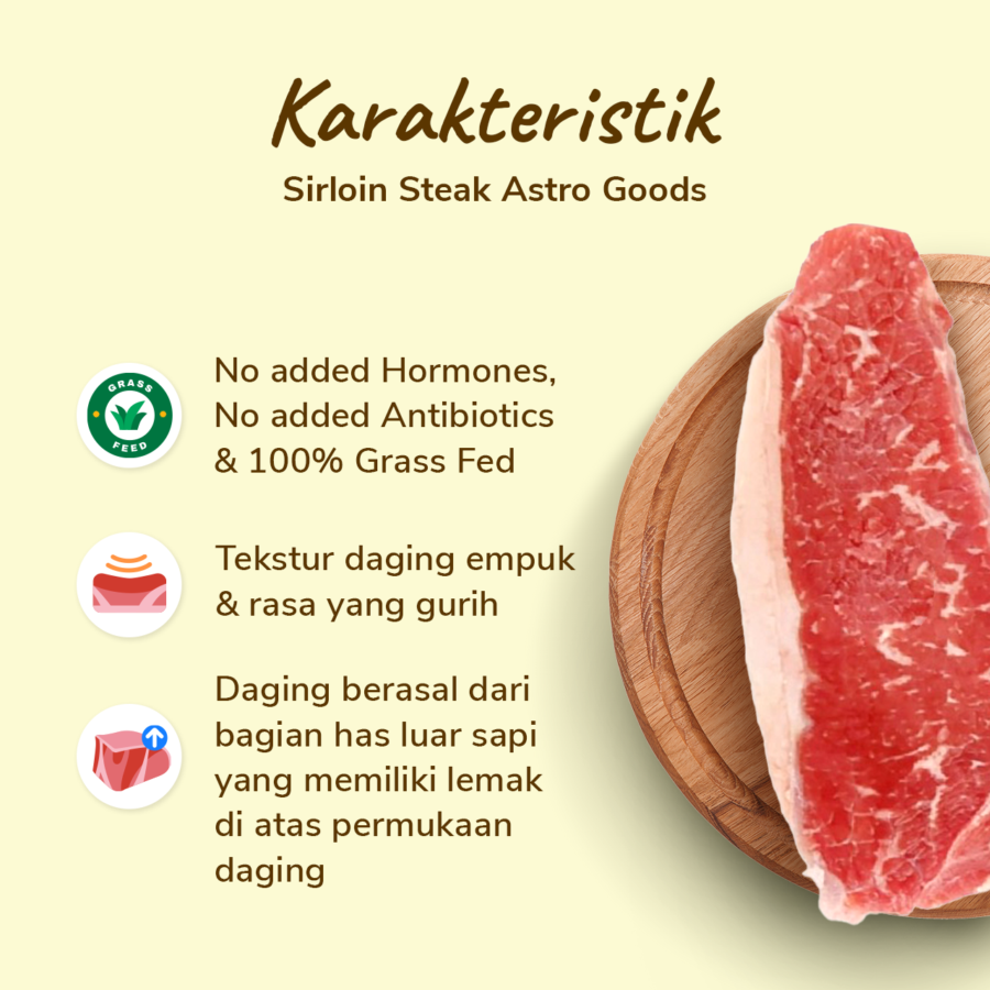 Sirloin Steak - Astro Goods 350gram