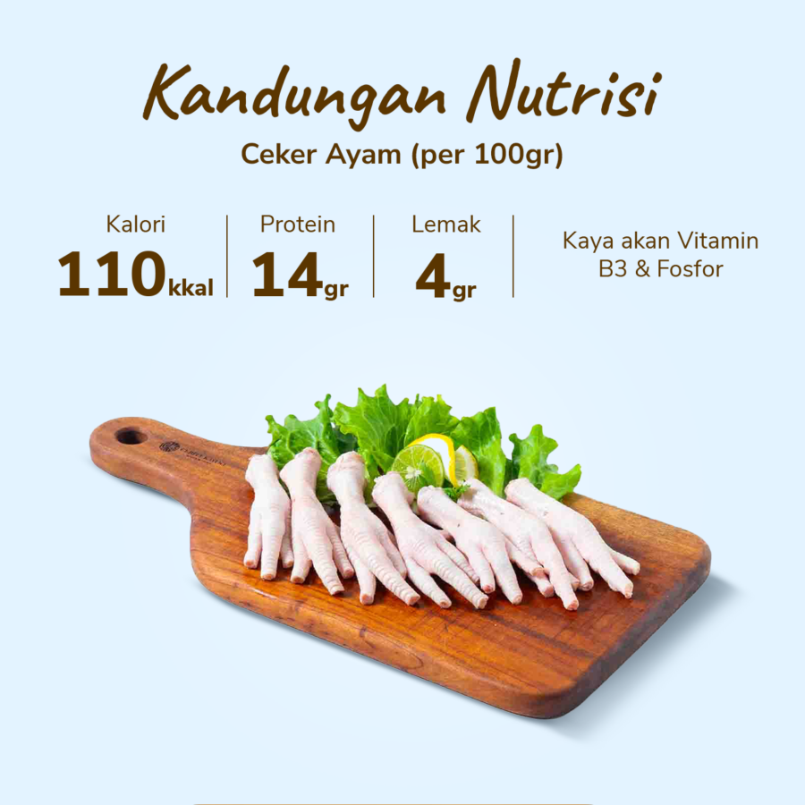 Ceker Ayam Bersih Sreeya 450-550gram