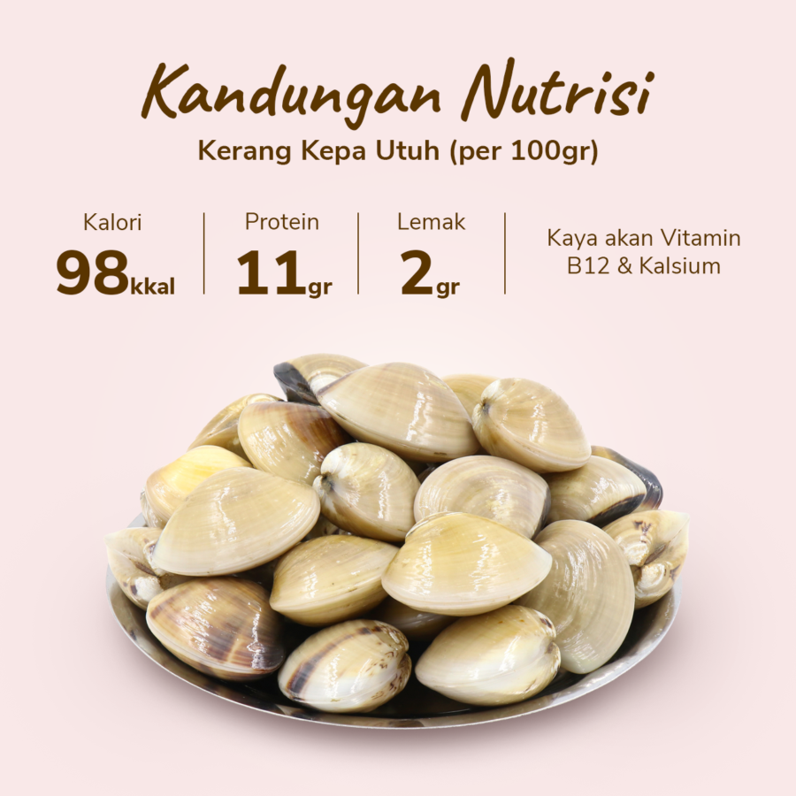 Kerang Kepa Utuh Astro Basics 500gram