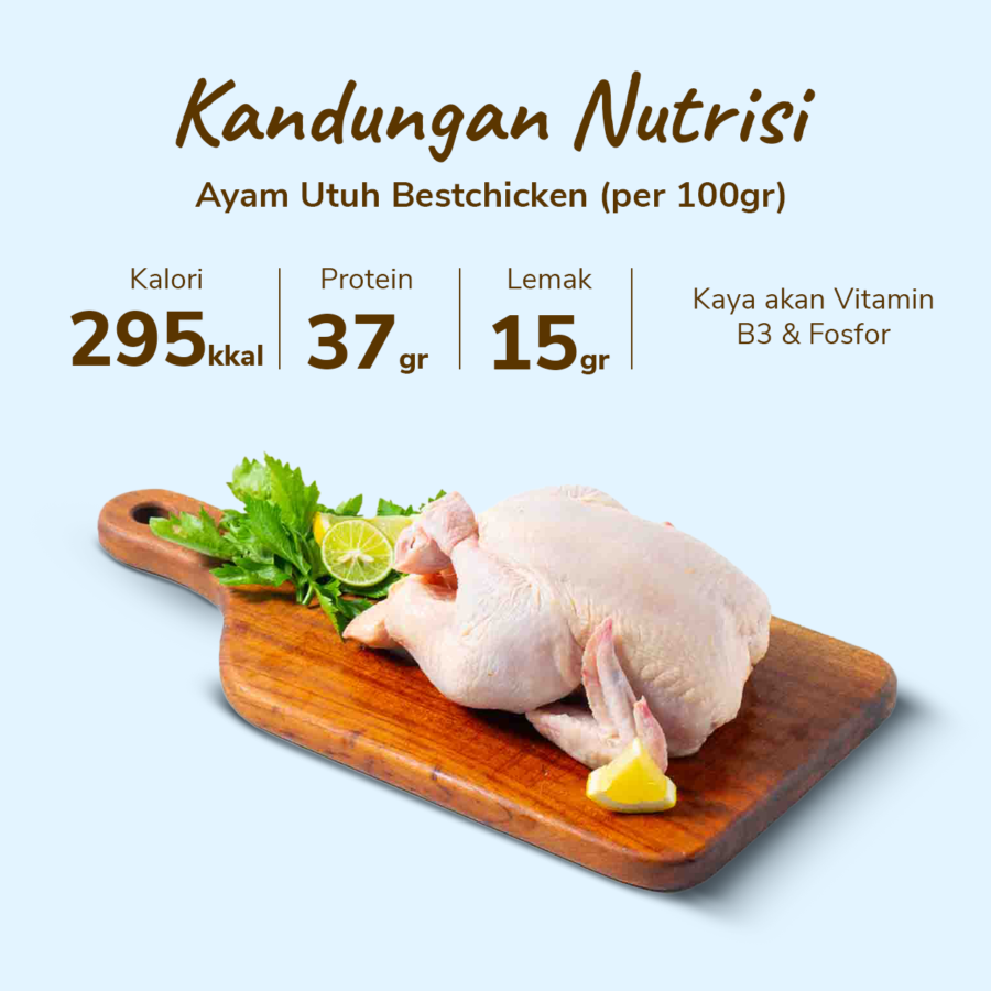 Ayam Utuh Best Chicken 900gram