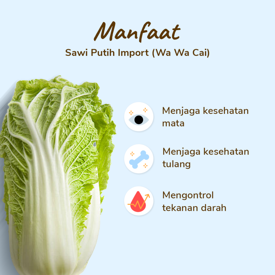 Sawi Putih Import (Wa Wa Cai) 300gram