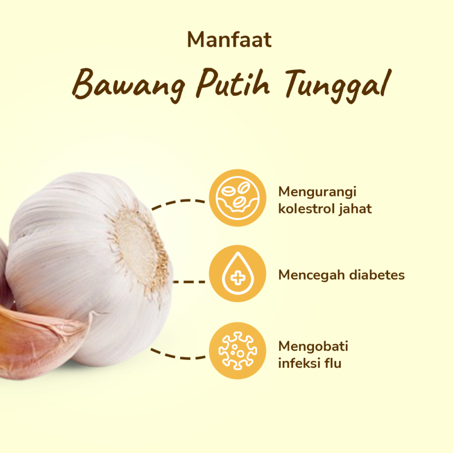 Bawang Putih Tunggal - Astro Farm 100gram