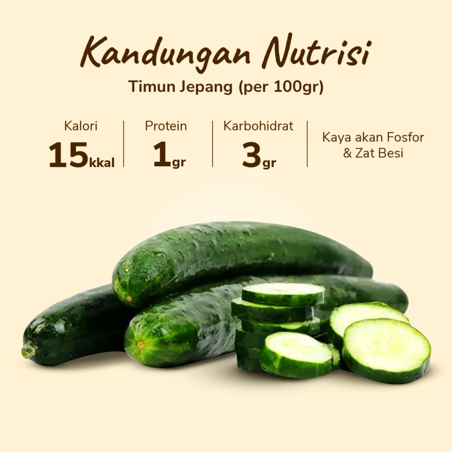Timun Jepang Kyuri Astro Farm 500gram