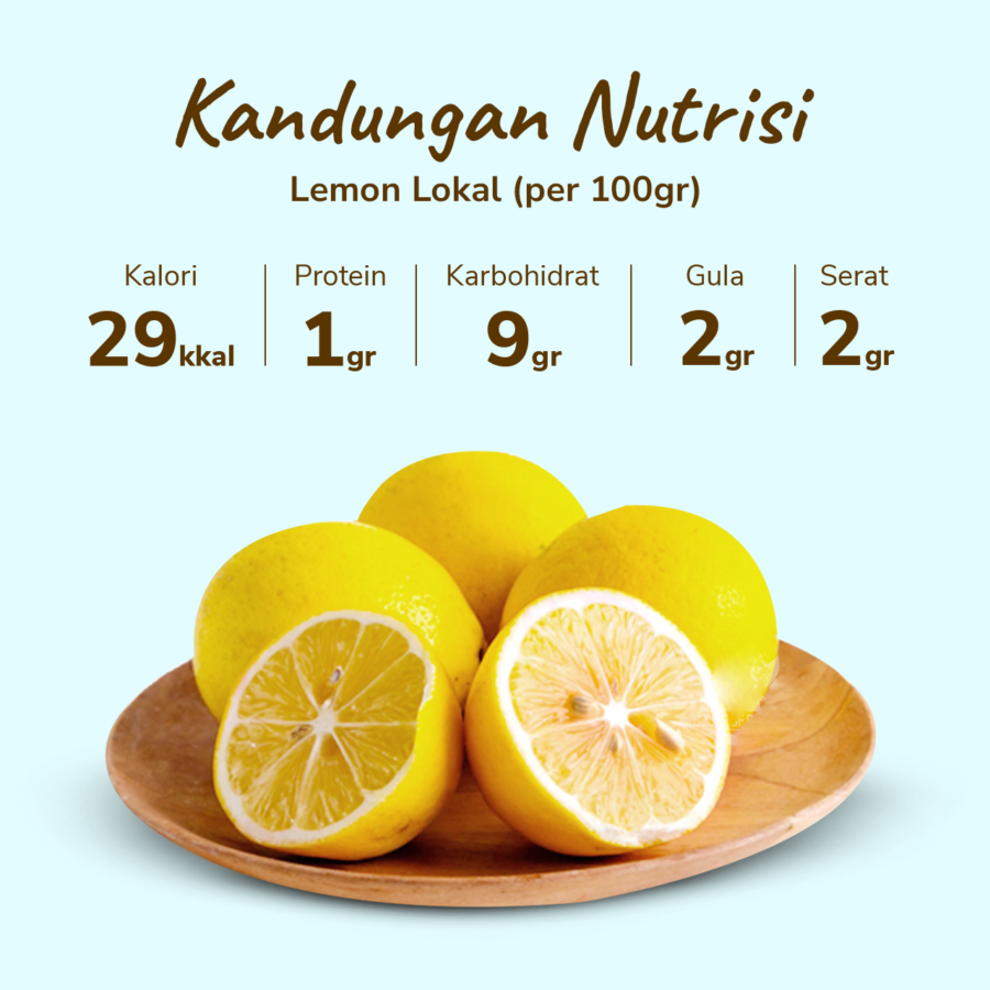 Lemon Lokal Astro Farm 5-7 pcs 500-550gram