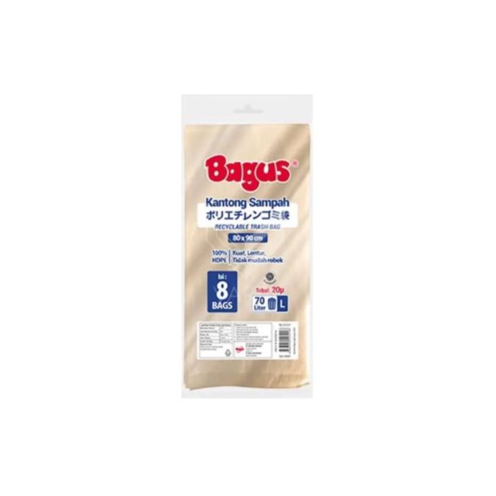Bagus Kantong Sampah L 8 Gold Uk. 80 cm x 90 cm
