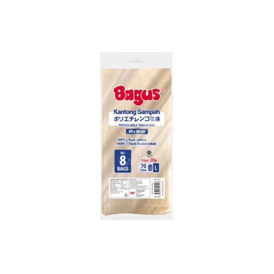 Bagus Kantong Sampah L 8 Gold Uk. 80 cm x 90 cm