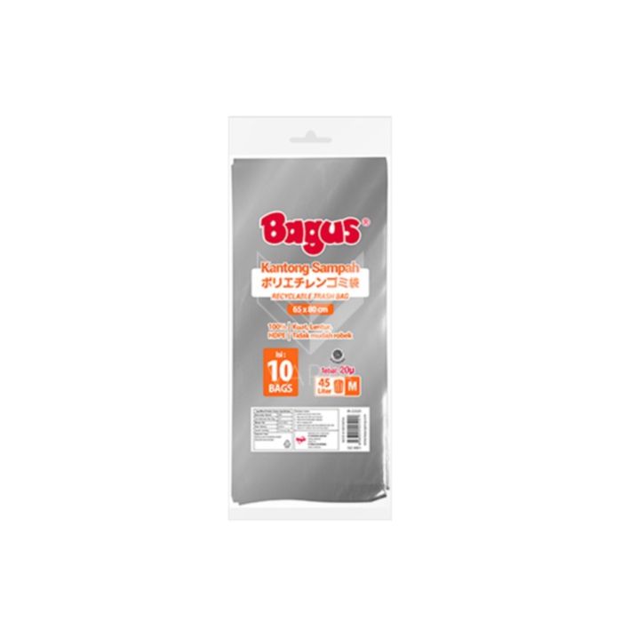 Bagus Kantong Sampah M 10 Silver Uk. 65 cm x 80 cm