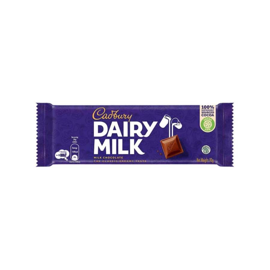 Cadbury Dairy Milk Chocolate 90gram