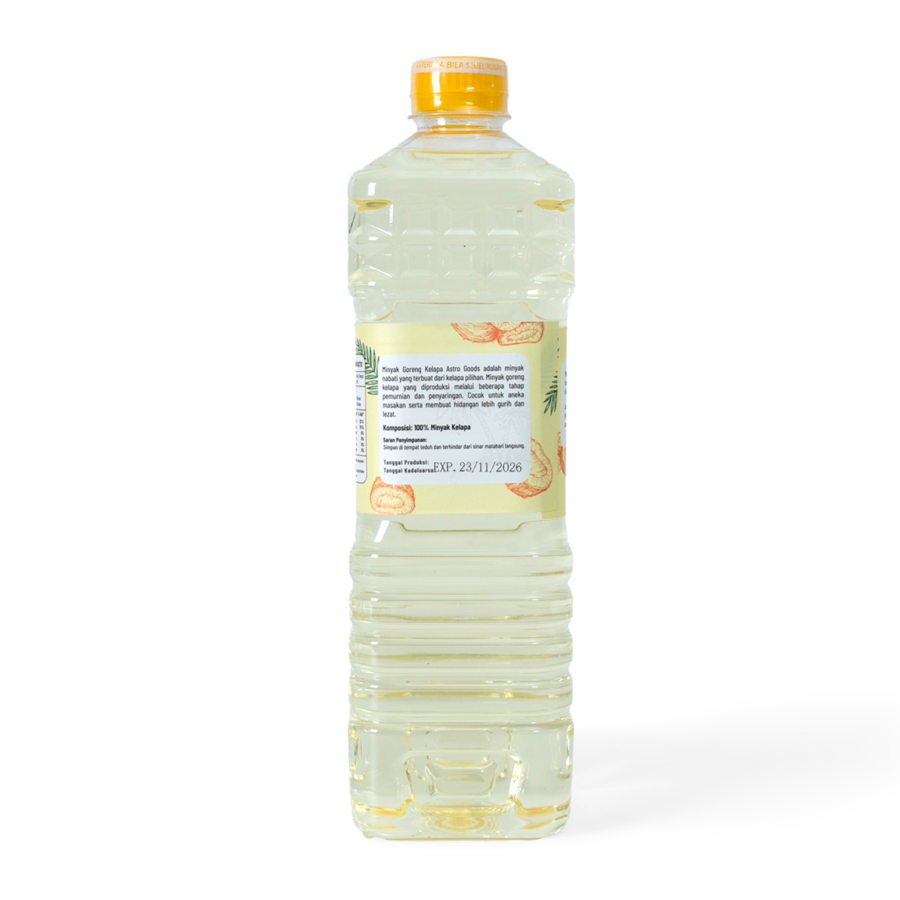 Coconut Cooking Oil Astro Goods/Minyak Kelapa 1liter