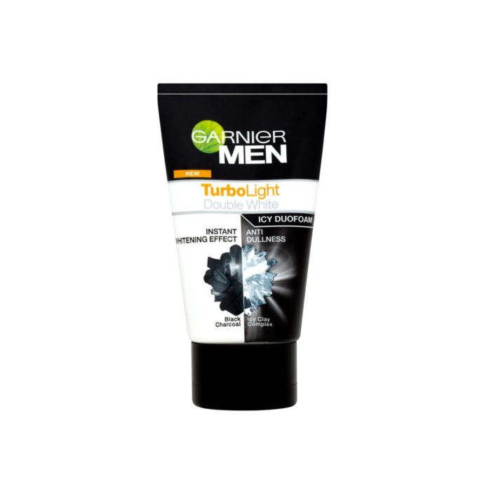 Garnier Men Turbo Light Double White Duofoam Tube