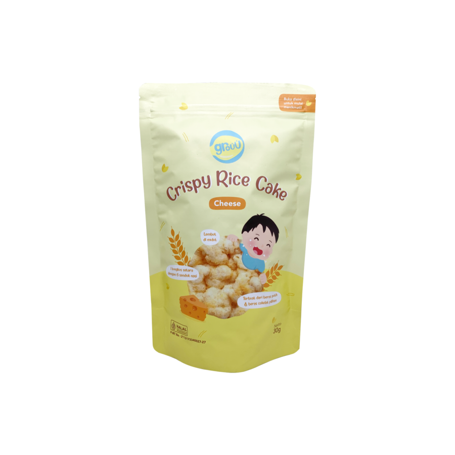 Grouu Crispy Rice Cake Supreme Cheese  30gram