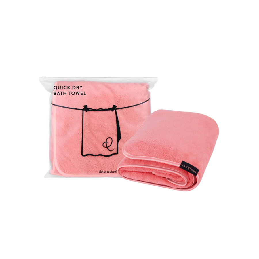 Handduk By Today Coral Velvet Bath Towel Pink 1pcs