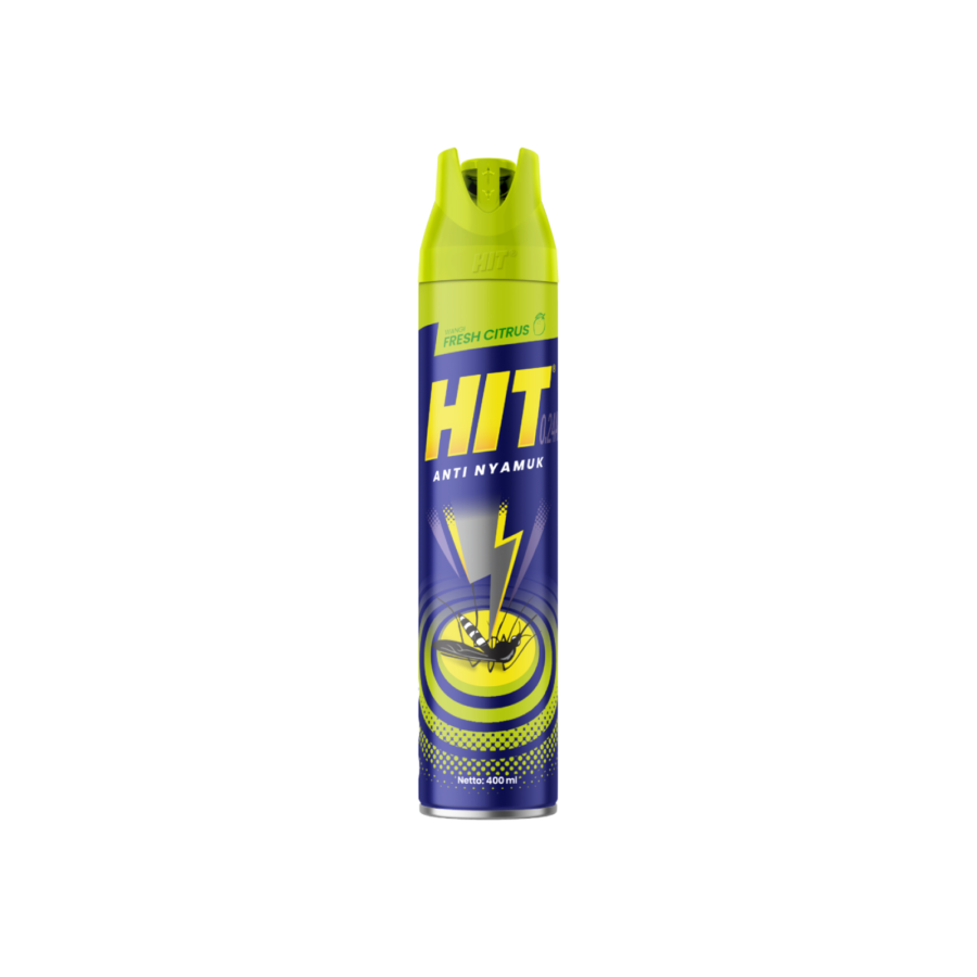 HIT Aerosol Fresh Citrus Pembasmi Serangga 400ml